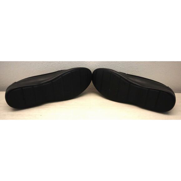 FootSteps FS3430 Women's Sz 12M Black PU Leather Liberty Slip-On Dress Shoes SIB - Picture 4 of 11